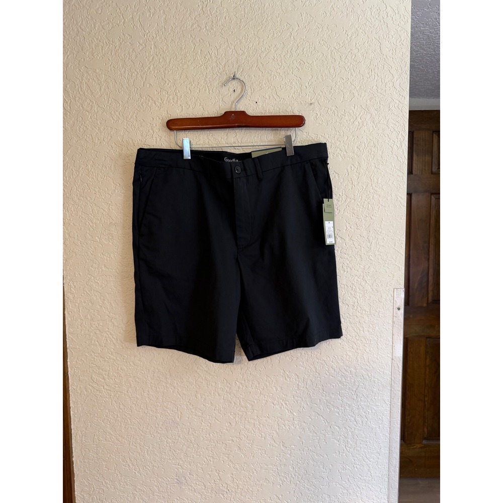 Goodfellow & Co Tech Shorts Mens 38 Black Stretch Wrinkle Resistant 9 Inseam NEW